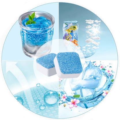 Tab Washing Machine Cleaner – Effervescent Detergent Tablets, Deep Clean for Washer & Pipes, Keeps Machine Fresh