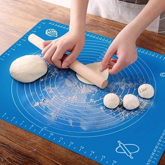 Silicone Roti Mat Large Size 50x40cm Silicon Roti Mat For Kitchen  Non stick Baking Mat Kneading Dough Pad Random Color