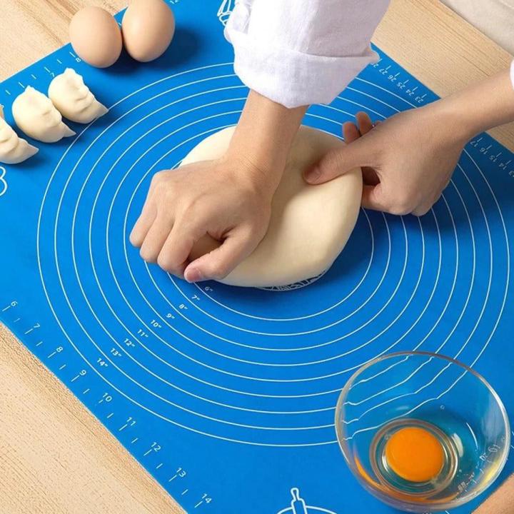 Silicone Roti Mat Large Size 50x40cm Silicon Roti Mat For Kitchen  Non stick Baking Mat Kneading Dough Pad Random Color