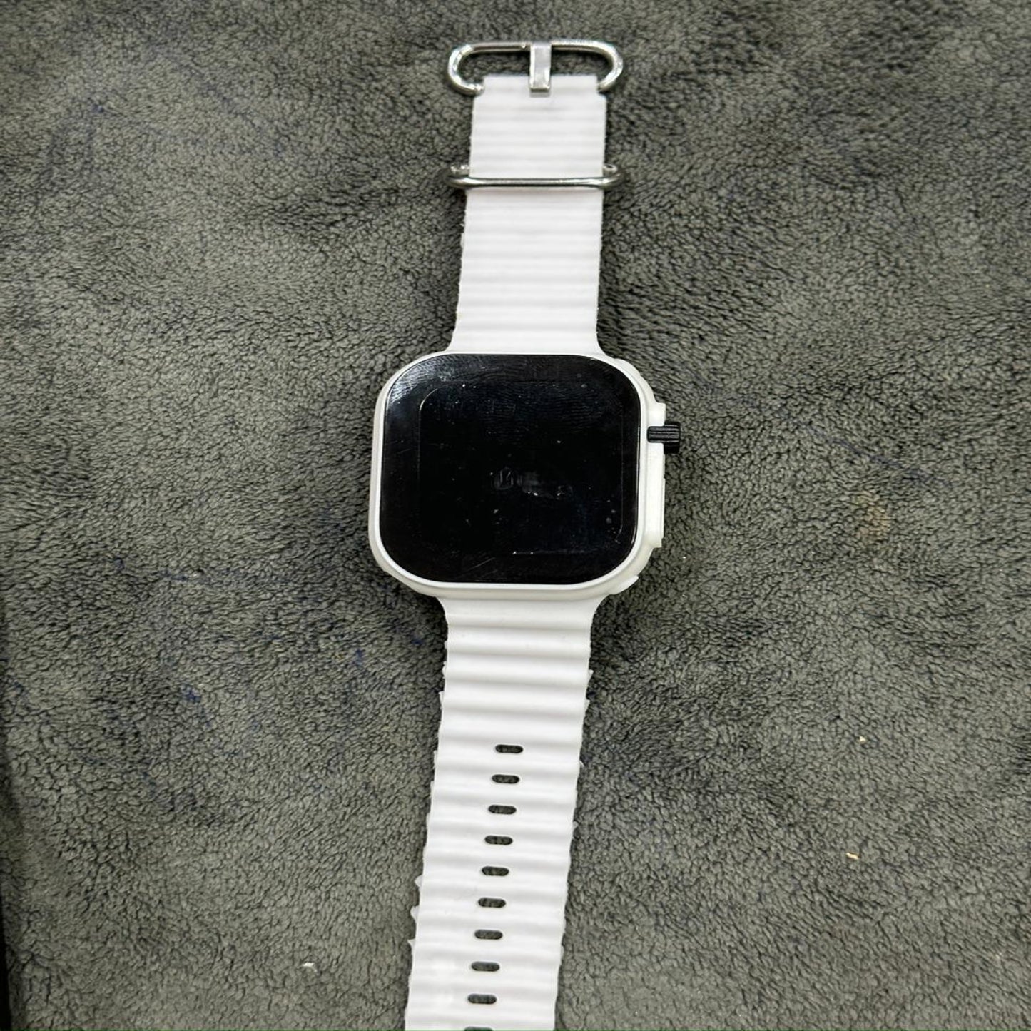 Digital Watch for Men & Women – LED Display Sports Wrist Watch (White)