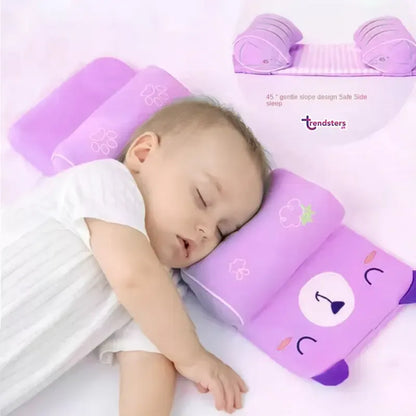 Adjustable Baby Sleeping Support Pillow Anti Roll Cushion And Neck Protection Infant Sleep Positioner  Random Colour