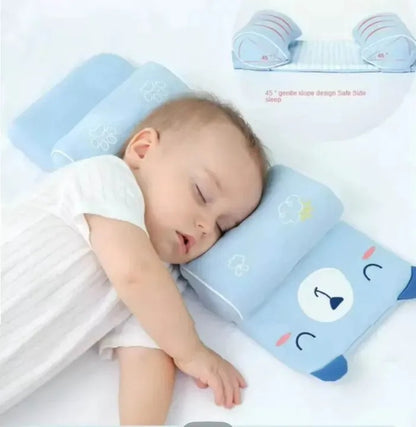 Adjustable Baby Sleeping Support Pillow Anti Roll Cushion And Neck Protection Infant Sleep Positioner  Random Colour