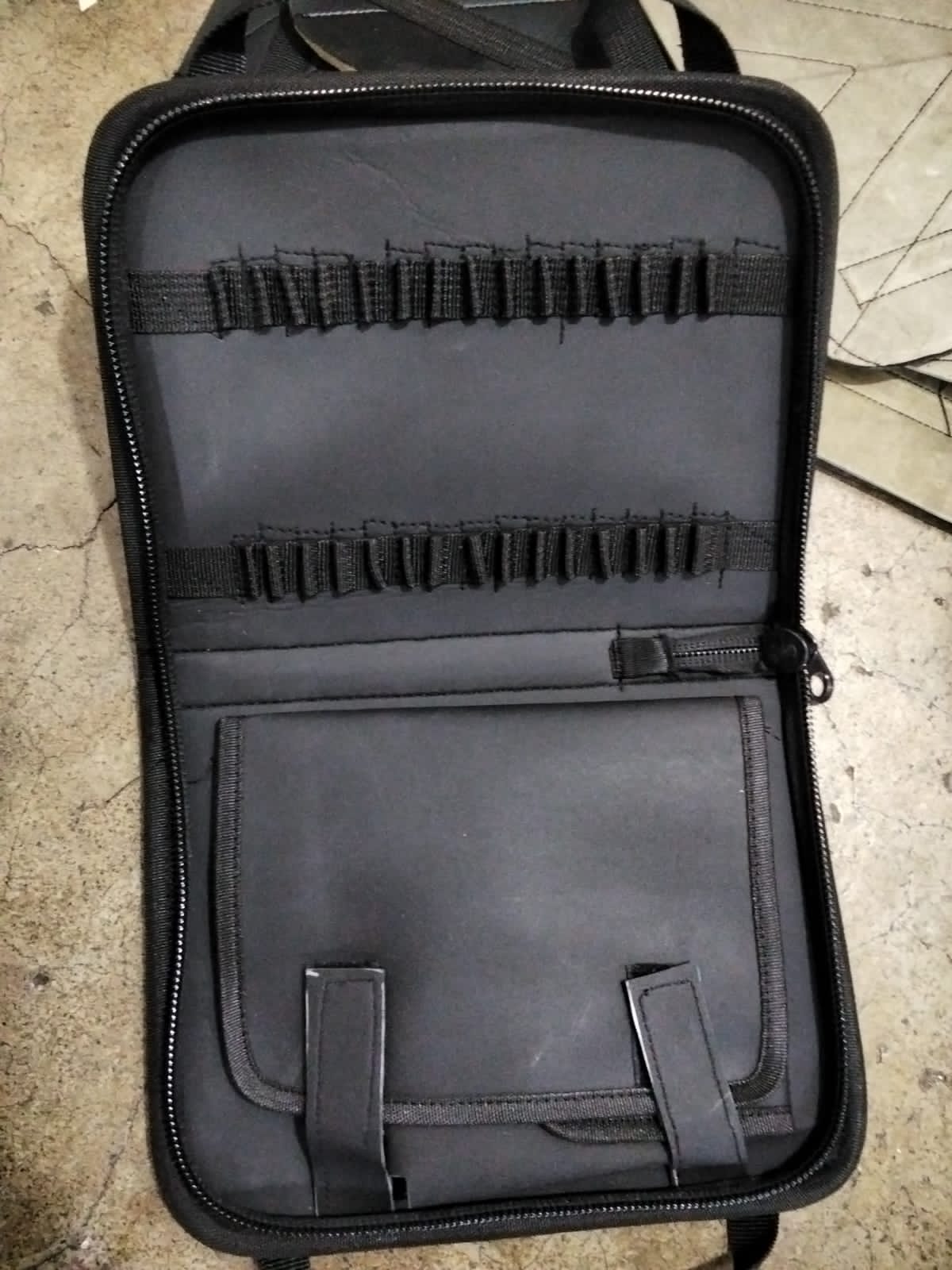 Tactical Hard Shell Pistol Carry Case with Multi Holders & Secure Zip Lock