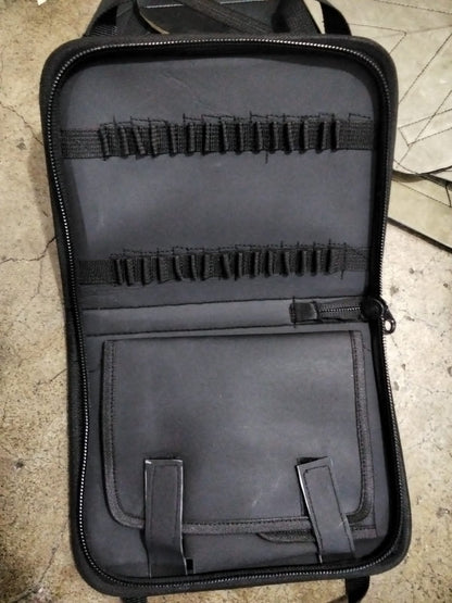 Tactical Hard Shell Pistol Carry Case with Multi Holders & Secure Zip Lock